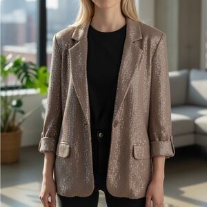 Yoana Baraschi Sequin Blazer